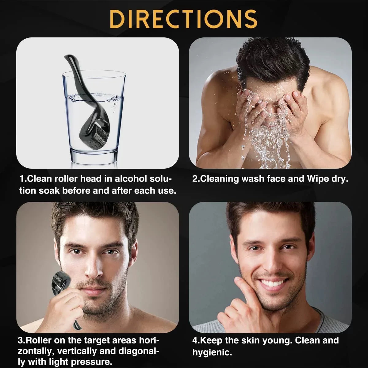 Derma Roller For Hair GrowthBeard Growth
Micro Face Roller For Skin Care
