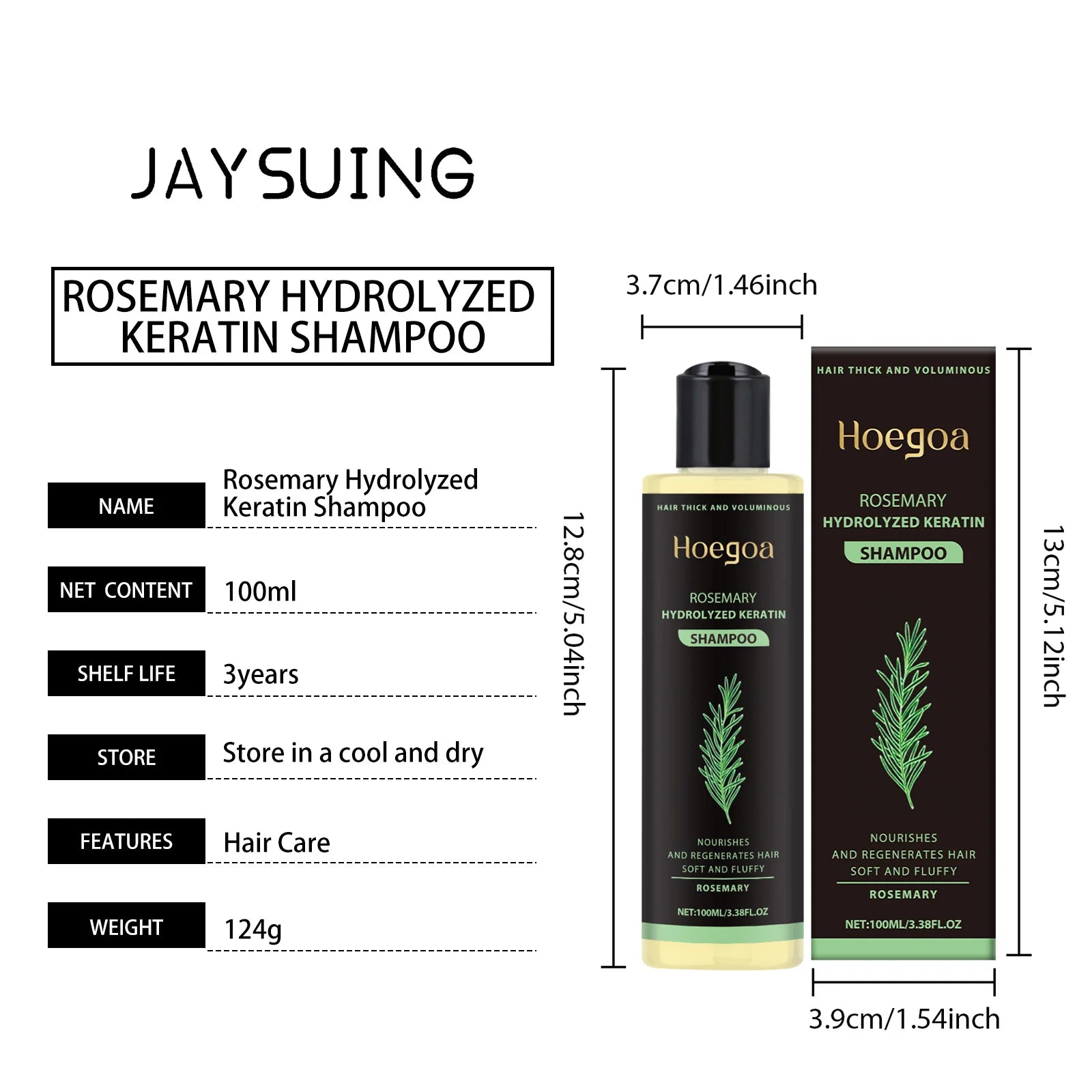 Rosemary Hair Growth Shampoo — Thicker, Fuller Hair